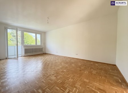 Wohnen im Grünen: Charmante ca. 63m2 große Eigentumswohnung mit Sonnen-Balkon in absoluter Ruhelage!