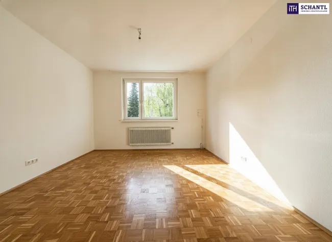 Wohnen im Grünen: Charmante ca. 63m2 große Eigentumswohnung mit Sonnen-Balkon in absoluter Ruhelage! - Bild