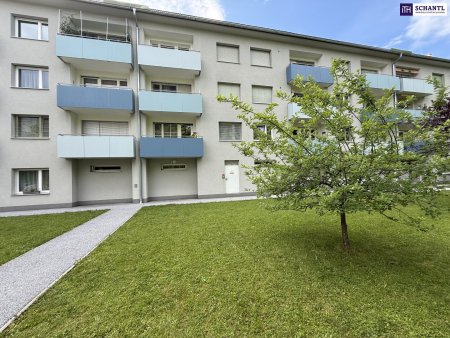 Wohnen im Grünen: Charmante ca. 63m2 große Eigentumswohnung mit Sonnen-Balkon in absoluter Ruhelage!