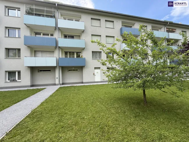 Wohnen im Grünen: Charmante ca. 63m2 große Eigentumswohnung mit Sonnen-Balkon in absoluter Ruhelage! - Bild