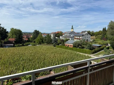Balkon - Aussicht in Richtung Ortszentrum