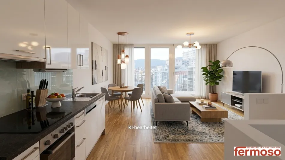 Stilvolle 3-Zimmer-Maisonettewohnung mit Loggia – Wohnen auf zwei Ebenen - Titelbild