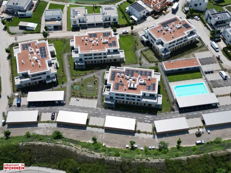 Gartenwohnung mit POOL | Nachhaltiges Heiz- und Kühlsystem | nur 20 Minuten nach WIEN - Bild