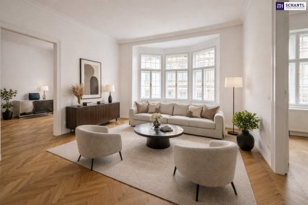 SOMMER Aktion: Nur 50% Provision! Stark reduziert! Geräumige 4-Zimmerwohnung im Botschaftsviertel neben Arenbergpark + Traumhaft schönes Altbauhaus + Bestlage in 1030 Wien + Klassische Altbauwohnung