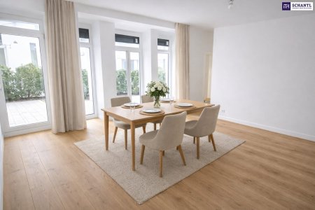 Wohnen mit Stil & Ruhe – Exklusive 2-Zimmer-Gartenwohnung im sanierten Altbau + effizienter Luftwärmepumpe - Ihr neues Zuhause in urbaner Ruhelage