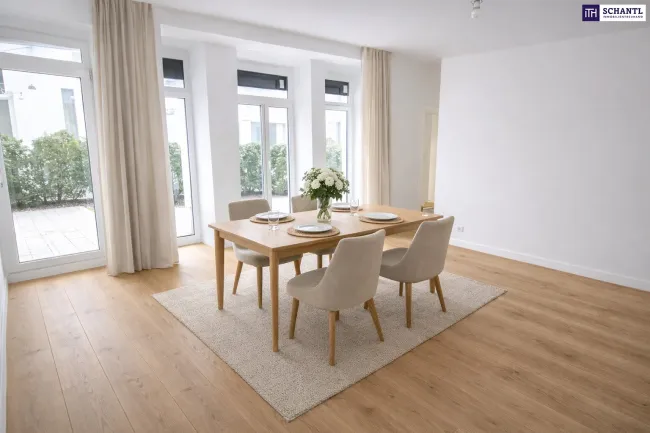 Wohnen mit Stil & Ruhe – Exklusive 2-Zimmer-Gartenwohnung im sanierten Altbau + effizienter Luftwärmepumpe - Ihr neues Zuhause in urbaner Ruhelage - Titelbild