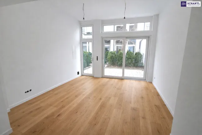 Preisreduktion - Einziehen & wohlfühlen - neu sanierte 3-Zimmer-Gartenwohnung mit Altbauflair, moderner Technik und privatem Rückzugsort im Grünen - Bild