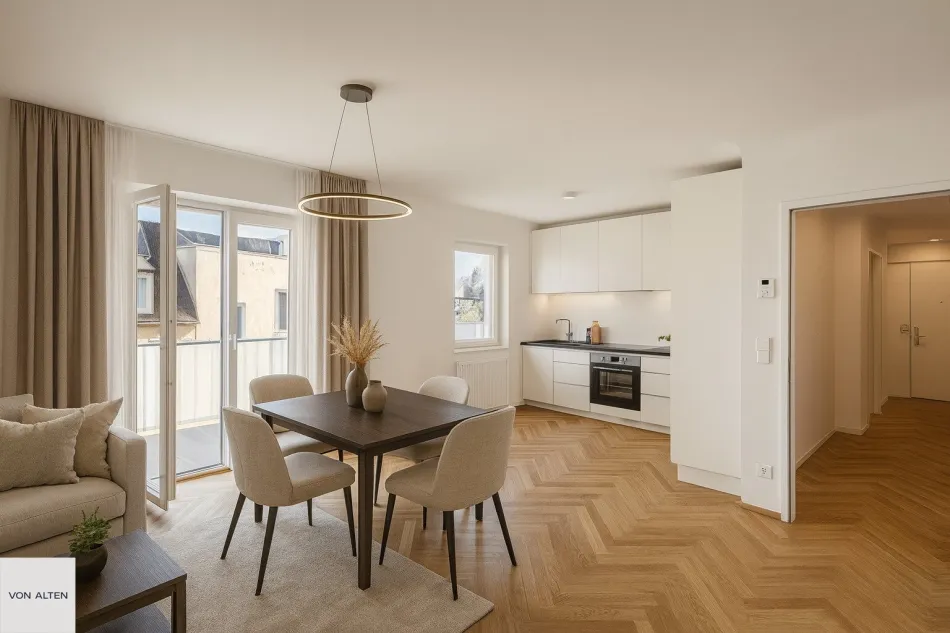 Bestandsfrei: 3-Zimmer-Dachgeschosswohnung mit 13 m² Terrasse - Titelbild
