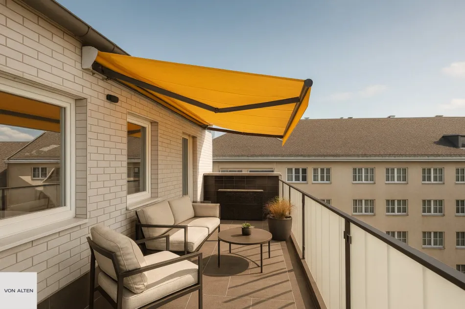 Bestandsfrei: 3-Zimmer-Dachgeschosswohnung mit 13 m² Terrasse - Bild