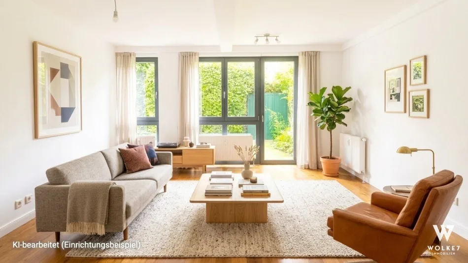 Traumhafte Maisonette mit ca. 123 m² | 2 bis 4 Zimmer möglich | Eigengarten | Tiefgarage - Bild