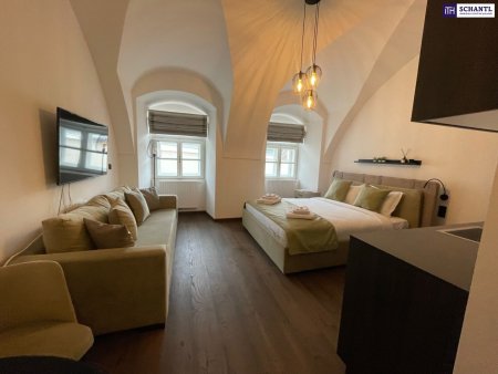 ++ Luxury Living im Kahlenbergerdorf ++ Vollmöblierte 1-Zimmerwohnung mit Gartennutzung
