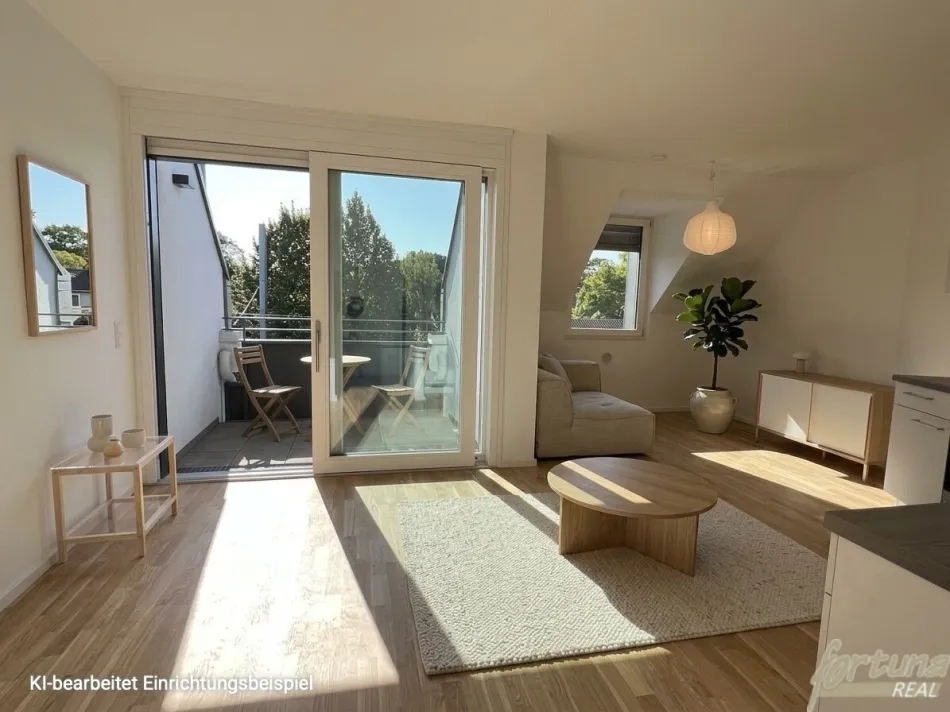 „Dachgeschosswohnung - Sauna und Fitnessbereich im Herzen von Auhof“ - Titelbild