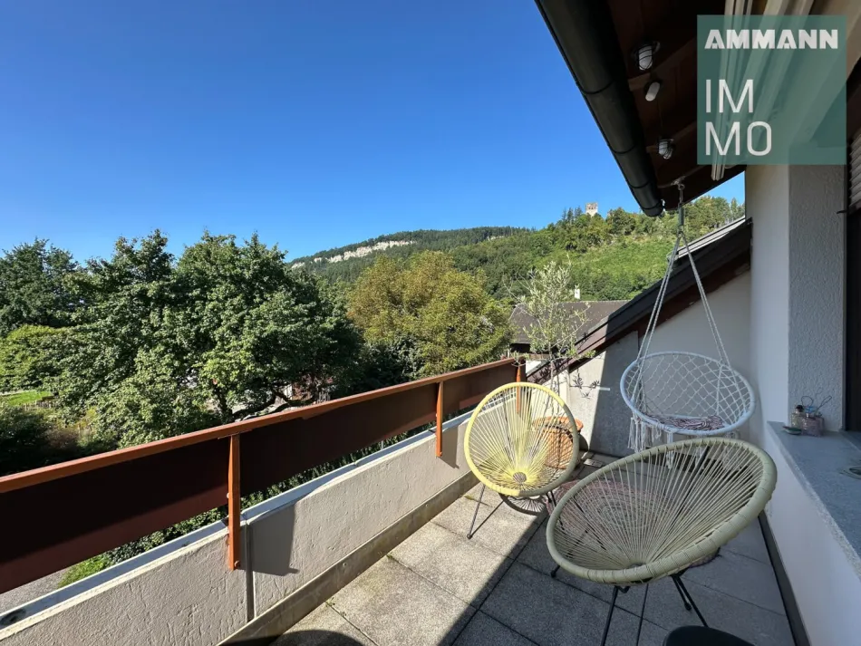 Gemütliche 1,5-Zimmer-Wohnung mit Bergblick in Tosters - Titelbild