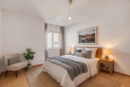Schlafzimmer (Einrichtungsvorschlag KI-generiert)