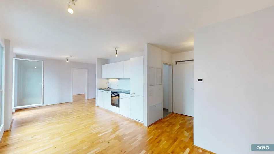 orea | Moderne 3-Zimmer-Wohnung mit Terrasse in beliebter Grünlage von Donaustadt | Smart besichtigen · Online anmieten - Titelbild