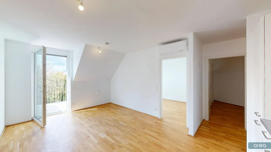 orea | 3-Zimmer-Wohnung mit Balkon in beliebter Grünlage von Donaustadt | Smart besichtigen · Online anmieten - Titelbild