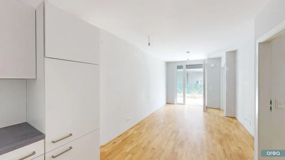 orea | Ruhige 2-Zimmer-Gartenwohnung mit Terrasse im 22. Bezirk | Smart besichtigen · Online anmieten - Titelbild
