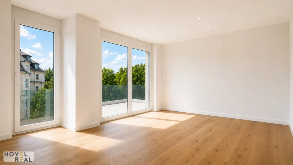 NEU | Exklusive Aktion | Jetzt sichern! | MODERNE WOHNUNG MIT LOGGIA UND PARKBLICK! Schlingermarkt / SCN - Bild