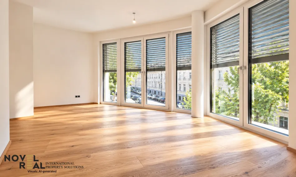 NEU | Exklusive Aktion | Jetzt sichern! | Traumhafte Wohnung mit Loggia und Grünblick in den Park! | Top Lage zwischen Schlingermarkt und SCN - Bild