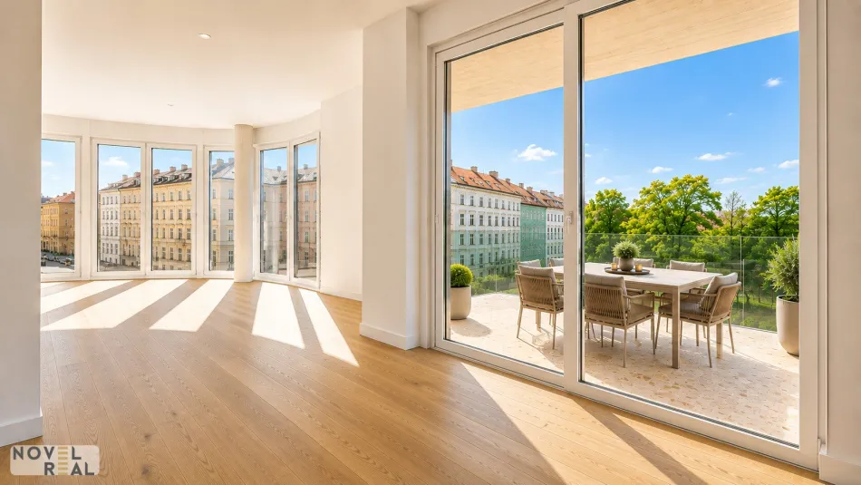 NEU | Exklusive Aktion | Jetzt sichern! | Traumhafte Wohnung mit Loggia und Grünblick in den Park! | Top Lage zwischen Schlingermarkt und SCN - Titelbild