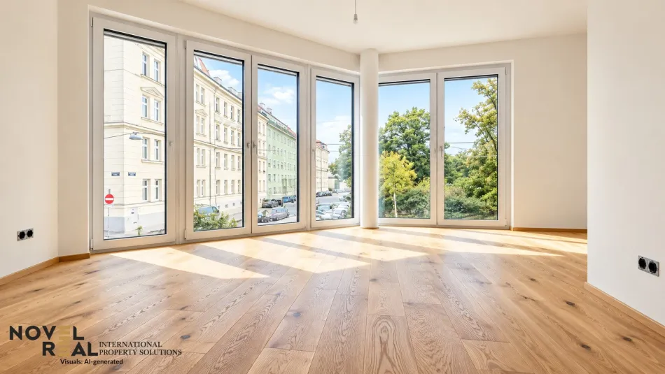 NEU | Exklusive Aktion | Jetzt sichern! | Traumhafte Wohnung mit Loggia und Grünblick in den Park! | Top Lage zwischen Schlingermarkt und SCN - Bild