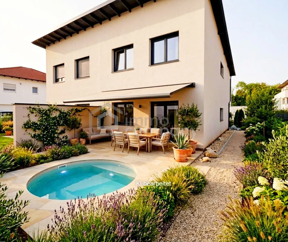 Moderne Doppelhaushälfte in Grieskirchen, 124m², 4 Zimmer, Terrasse, Erstbezug! - Titelbild