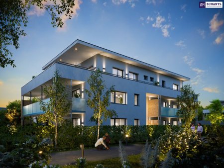 Penthouse der Extraklasse in Graz-Liebenau – Erstbezug mit 123 m² Terrasse, Weitblick, Luftwärmepumpe & Photovoltaik. Baustart erfolgt