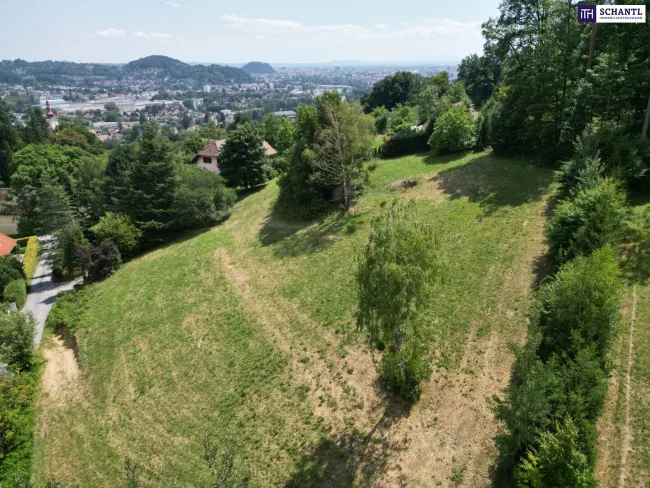 Exklusiver Baugrund in Bestlage von Graz-St. Veit – traumhafte Ruhelage, idyllisches Grünumfeld und beeindruckende Aussicht! - Bild