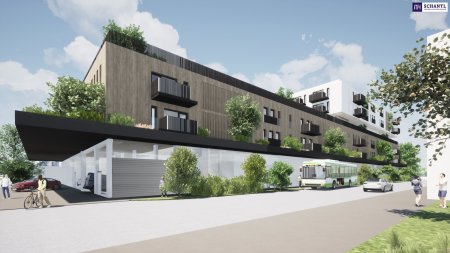 Repräsentatives Geschäftslokal mit 1.265 m² im Neubauprojekt – Top-Sichtlage in Graz-Wetzelsdorf, ideal für Nahversorger und Einzelhandel!