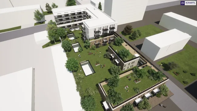 Repräsentatives Geschäftslokal mit 1.265 m² im Neubauprojekt – Top-Sichtlage in Graz-Wetzelsdorf, ideal für Nahversorger und Einzelhandel! - Bild