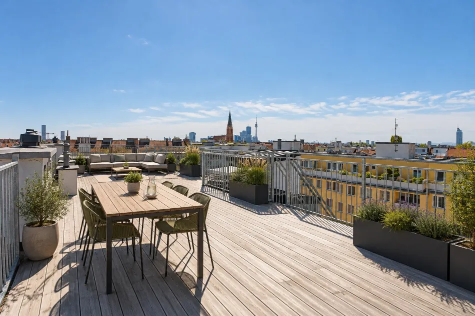 Terrassentraum - Erstbezug 3 Zimmer Wohnung in Wien Floridsdorf - Titelbild