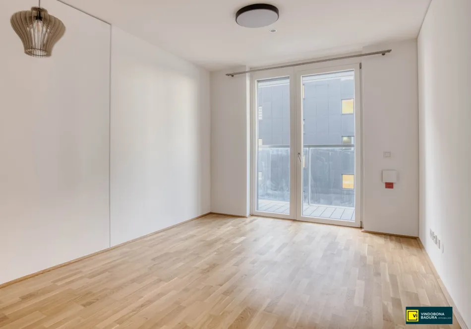 Waterfront Living im Marina Tower | 2 Zimmer mit Weitblick über die Donau - Bild