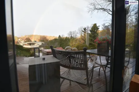 Regenbogen im Herbst
