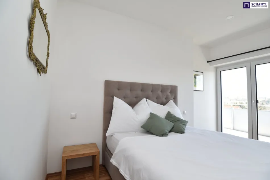 Modernes Wohngefühl mit 30-m²-Terrasse und traumhaftem Weinbergblick – komplett möbliert & sofort bezugsbereit! - Kann auch als FERIENWOHNUNG weiter vermietet werden! - Bild