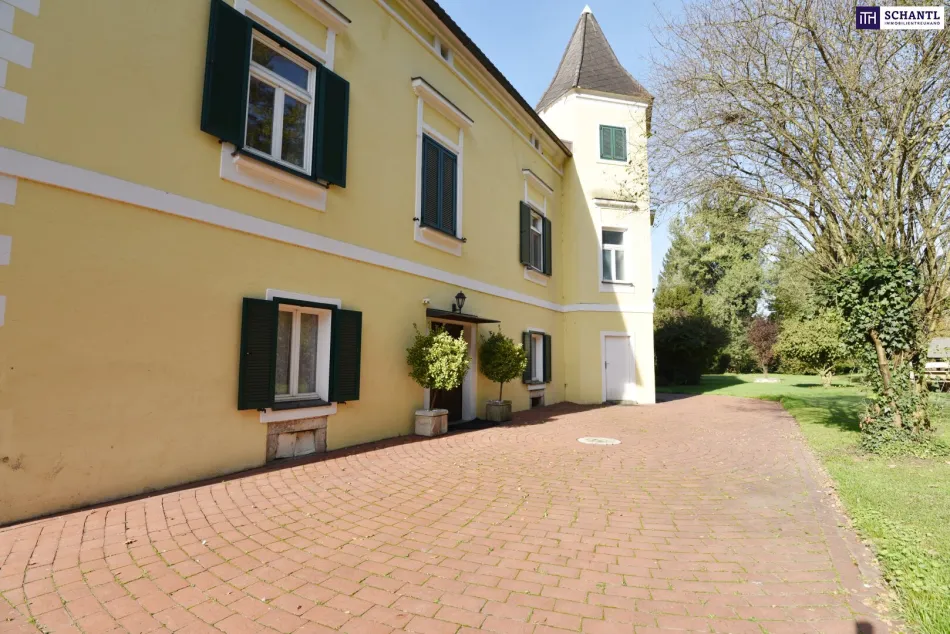 Ein Märchenschloss Nähe Wildon-komplett saniert mit prachtvoller ca. 40.000m² Parkanlage - Biomasseheizung! - Bild