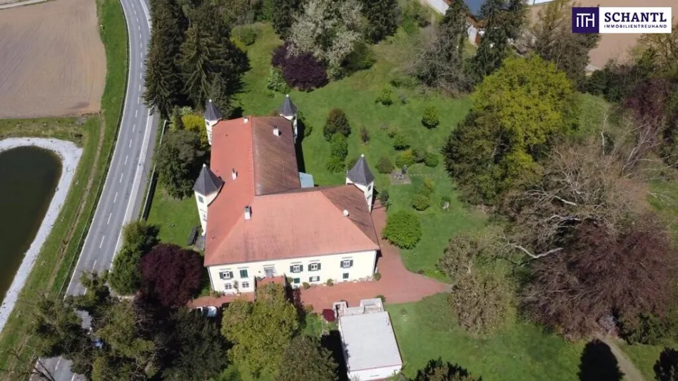 Ein Märchenschloss Nähe Wildon-komplett saniert mit prachtvoller ca. 40.000m² Parkanlage - Biomasseheizung! - Titelbild