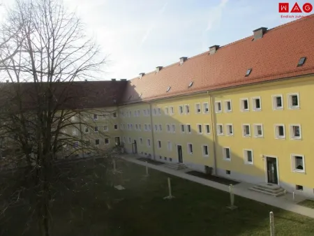 aus dem Fenster blicken hauseingangseitig