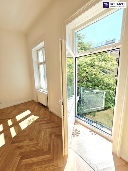 Altbau-Poesie im 9.Bezirk bei der Votivkirche! Frisch saniert + Hofseitige Ruhelage + Flügeltüren + Traumhaftes Altbauhaus + Balkon Option! Stadtleben pur!