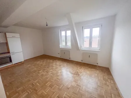 Wohnzimmer mit Küche