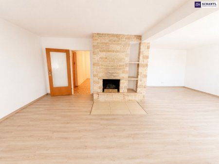 Großzügige 3 bis 4-Zimmer-Wohnung mit Kamin, sonniger Loggia und Stellplatz