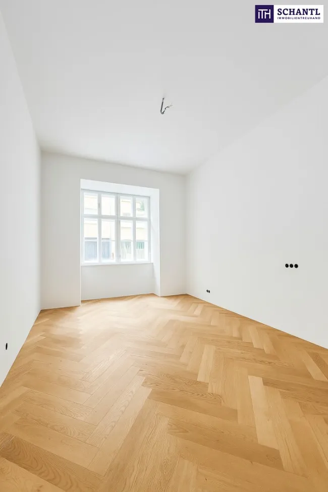 ++ Wohnen in Augartennähe ++ Erstklassig sanierte Altbauwohnung in ruhiger Seitenstraße in unmittelbarer Nähe zur U-Bahnstation Taborstraße + 2,5 Zimmer - Bild