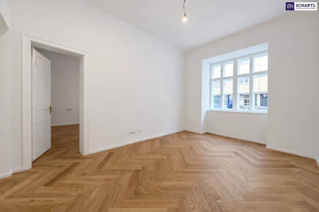 ++ Wohnen in Augartennähe ++ Erstklassig sanierte Altbauwohnung in ruhiger Seitenstraße in unmittelbarer Nähe zur U-Bahnstation Taborstraße + 2,5 Zimmer - Titelbild