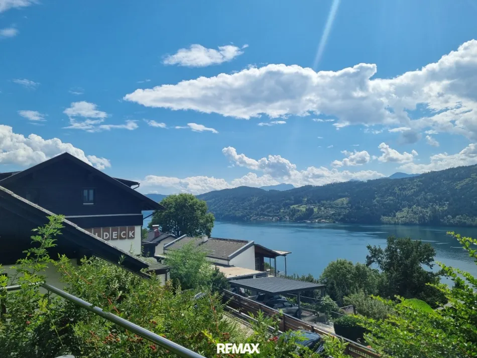 Erdgeschosswohnung mit Terrasse und Seeblick in Millstatt - Titelbild