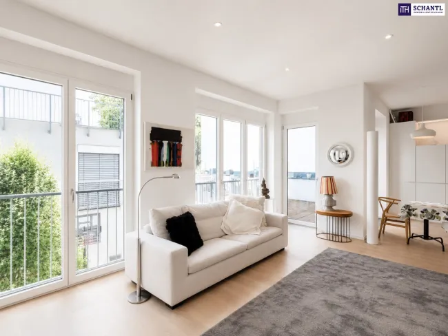 ++ TERRASSENWOHNUNG DE LUXE + hochwertige Ausstattung + Kutschkermarktnähe + Garagenplatz optional - Bild