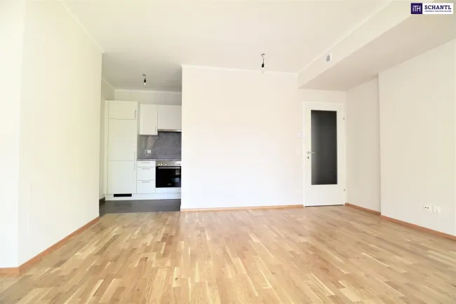 Schnell sein!!! Charmante Zwei-Zimmer-Wohnung mit großer Loggia! Jetzt besichtigen. - Bild