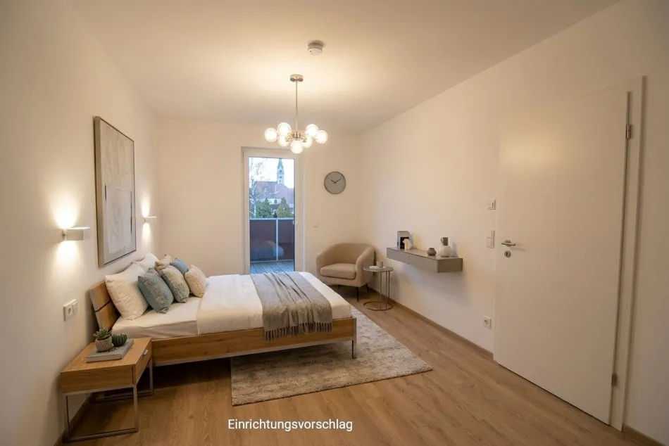 Wohnen in Alkoven - 2 Zimmerwohnung mit Balkon - Bild