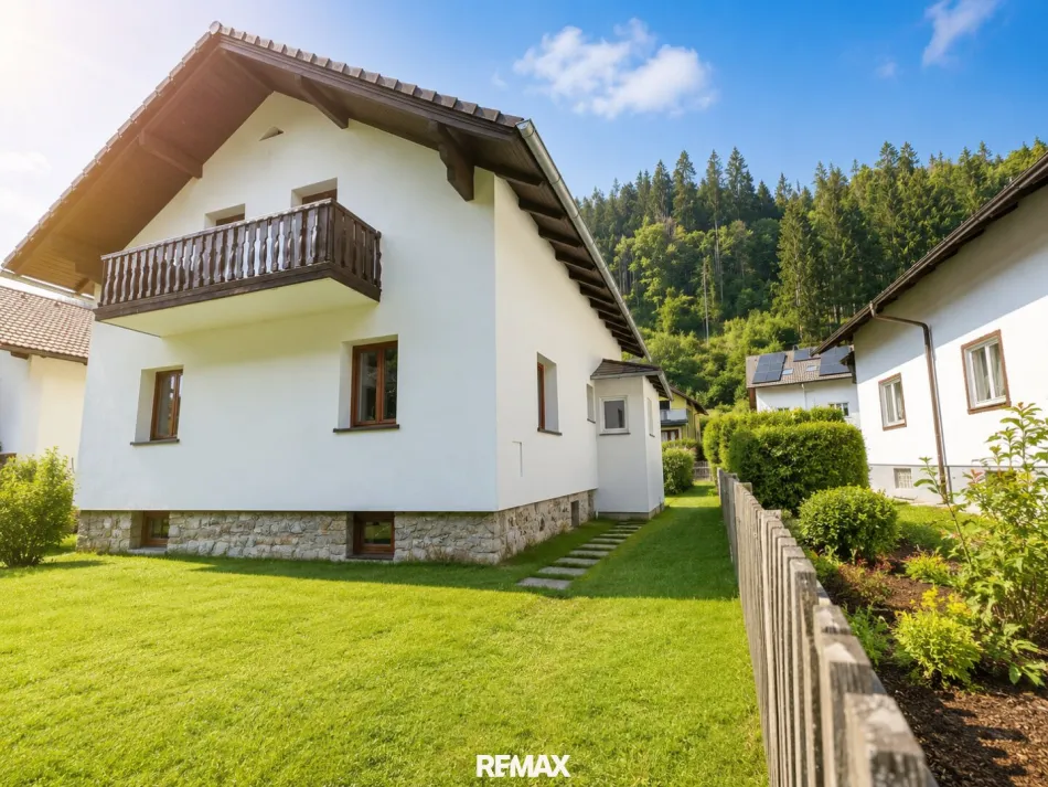 Seltenes Mietangebot: Kernsaniertes Einfamilienhaus mit Garten, Bergblick & 744 m² Grund für € 1.195.- inkl. Betriebskosten und Versicherung - Titelbild