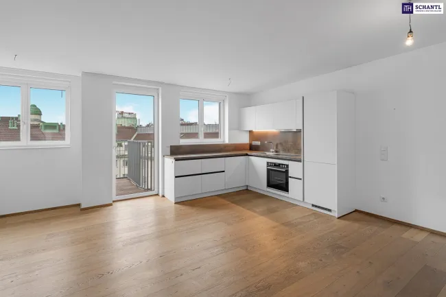 U4 Pilgramgasse ums Eck! Lichtdurchflutete Dachgeschosswohnung mit hofseitiger Terrasse + ausgezeichnete Infrastruktur! - Titelbild