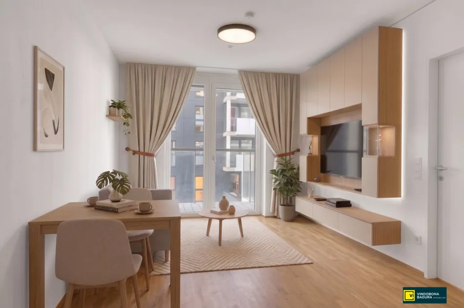 Marina Tower: 2-Zimmer-Wohnung mit traumhaftem Donaublick - Bild