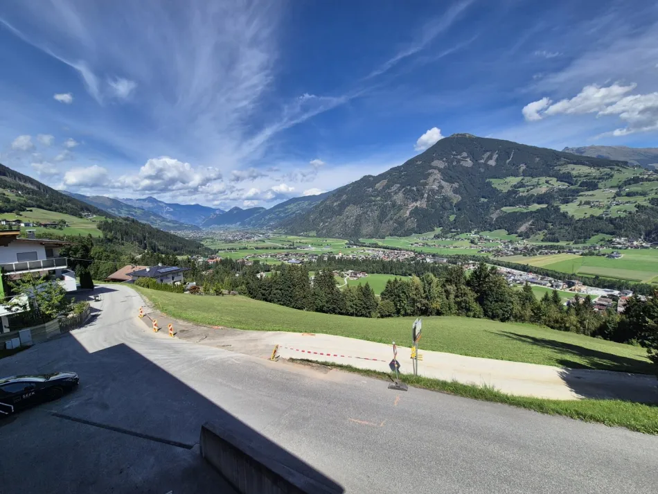 Ausblick von der Balkonterasse